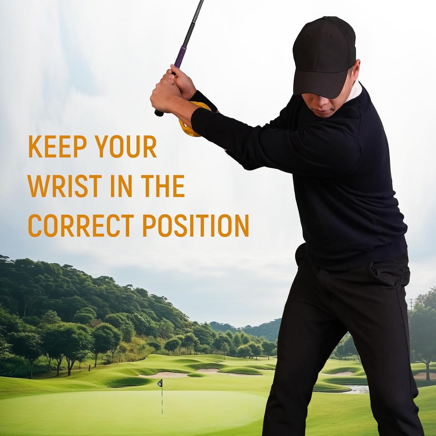 ProSwingX™ Golf Swing Trainer Ball – Wrist Hinge Corrector, Posture Aid