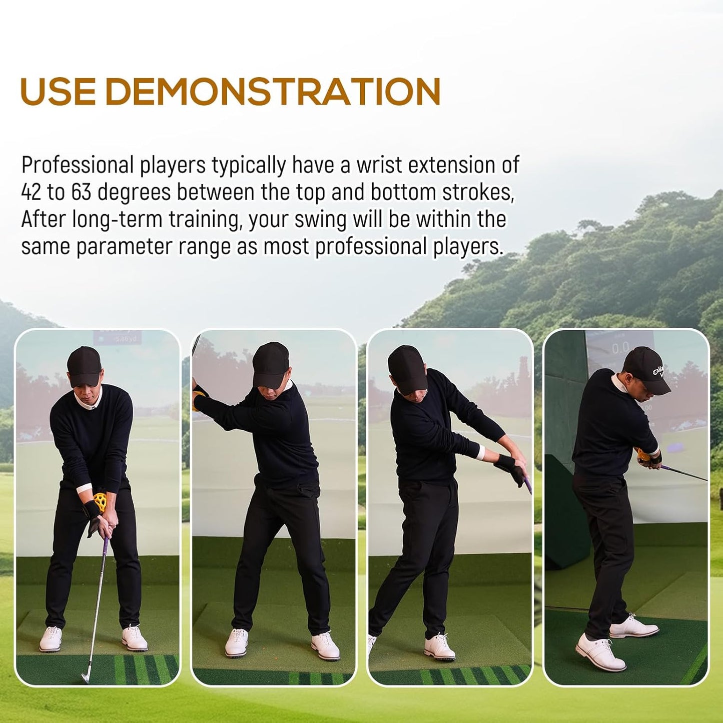 ProSwingX™ Golf Swing Trainer Ball – Wrist Hinge Corrector, Posture Aid