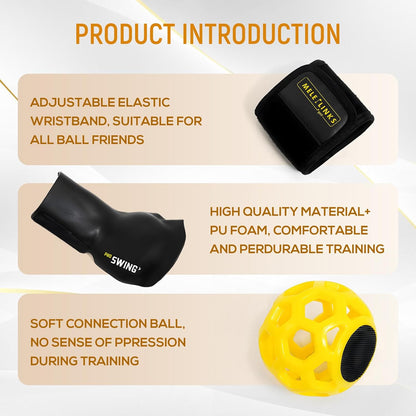 ProSwingX™ Golf Swing Trainer Ball – Wrist Hinge Corrector, Posture Aid