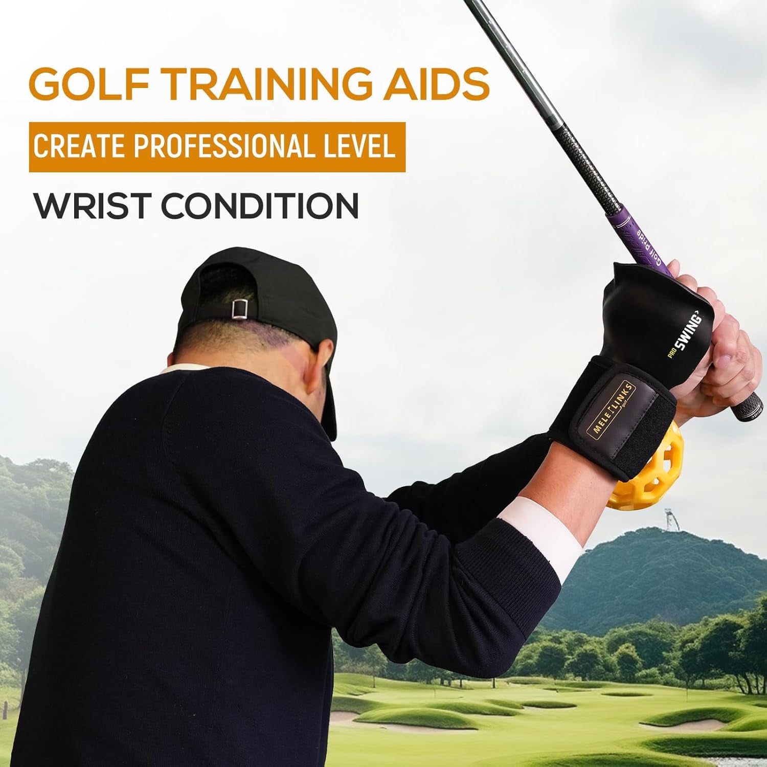 ProSwingX™ Golf Swing Trainer Ball – Wrist Hinge Corrector, Posture Aid