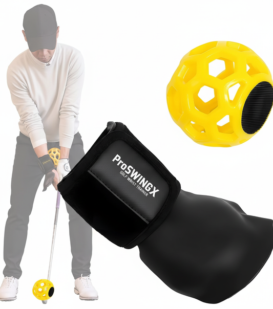 ProSwingX™ Golf Swing Trainer Ball – Wrist Hinge Corrector, Posture Aid