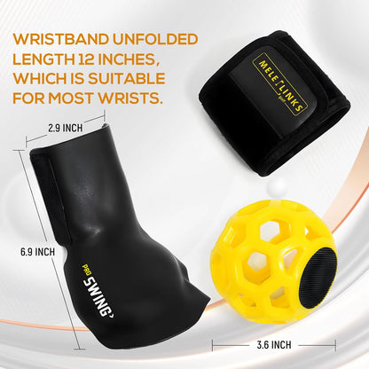 ProSwingX™ Golf Swing Trainer Ball – Wrist Hinge Corrector, Posture Aid